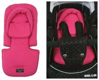 Комплект для автокресла Valco Baby Allsorts Head Hugger & Seat Pad orange