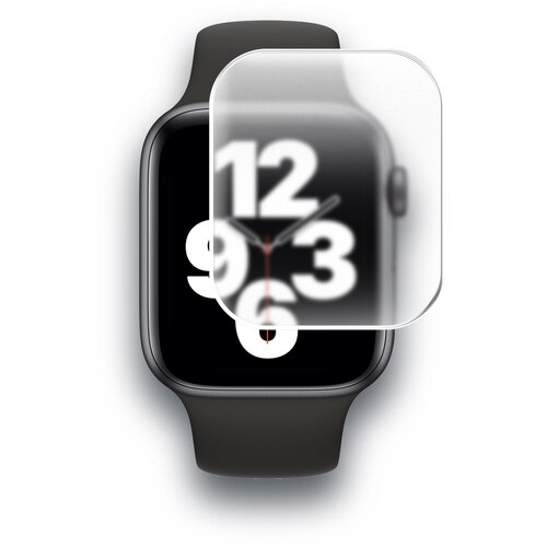 Гидрогелевая защитная пленка на Apple Watch SE 44mm (Эпл вотч СЕ 44 мм) на Экран матовая с олеофобным покрытием, Brozo