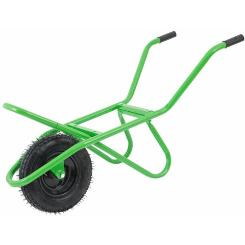 Стальная прочная рама (без кузова) с одним колесом, для садовой тачки, грузоподъёмность до 200 кг, как отличный помощник для работы на даче или приусадебном участке