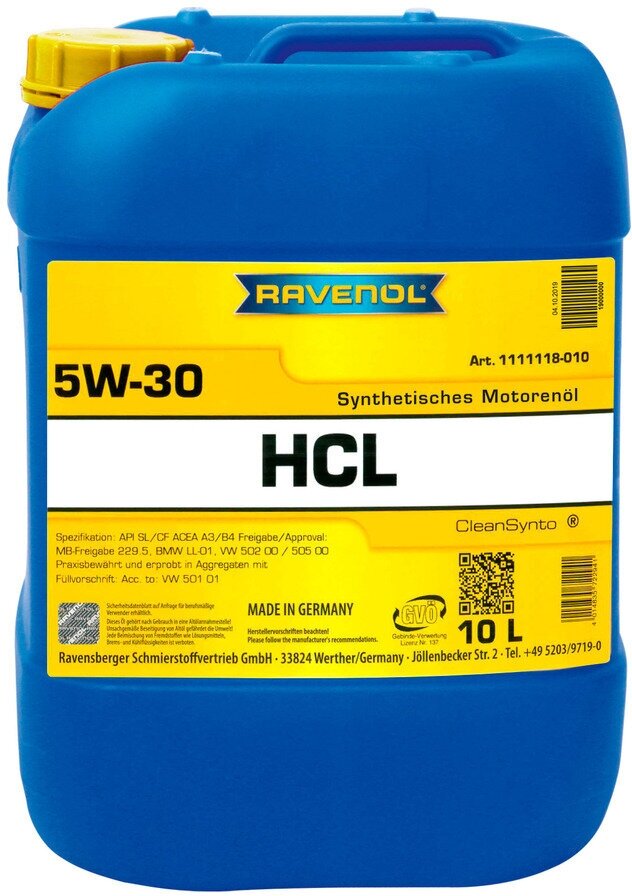   RAVENOL HCL SAE 5W-30 ( 10) new