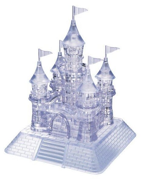 Головоломка 3D Crystal Puzzle Замок цвет: прозрачный - фото №1