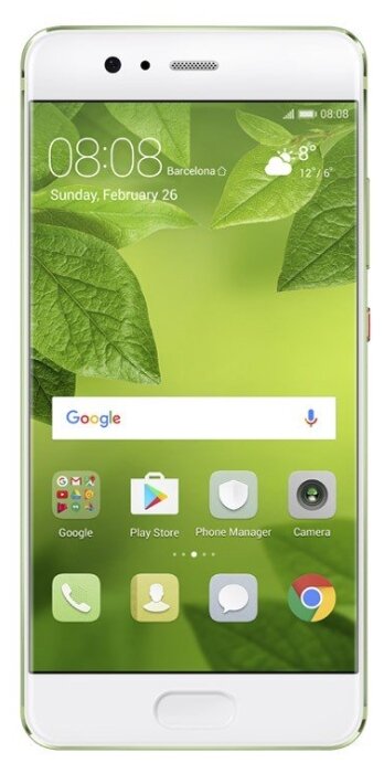 Смартфон HUAWEI P10 Dual sim 4/64GB, 2 SIM, травяной зеленый