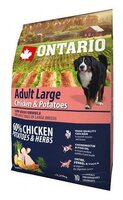 Корм для собак Ontario (2.25 кг) Adult Large Chicken & Potatoes