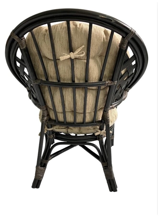 Кресло из натурального ротанга Черчиль, цвет венге