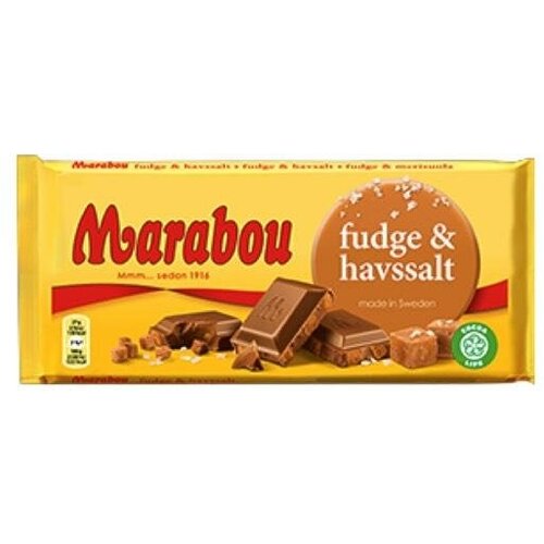 Marabou/Шоколад молочный Марабу карамель и морская соль