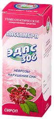 Пассамбра Эдас-306 сироп гомеопатический фл., 100 мл