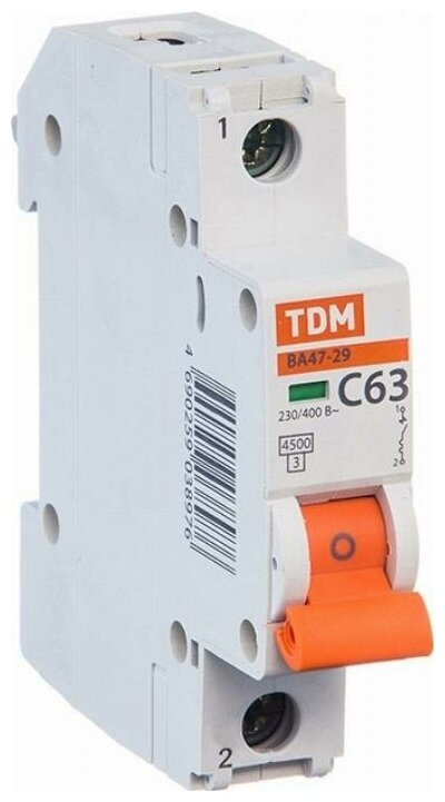   TDM Electric 47-29 1P 63  C