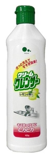 Mitsuei Крем для очищения поверхностей без царапин с ароматом лимона 400г