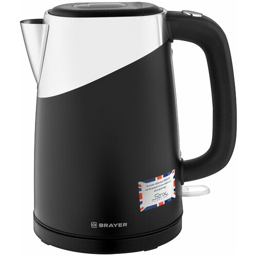 Чайник BRAYER BR1023BK 17 л 2150 Вт закрытый нагревательный элемент сталь черный 285000₽