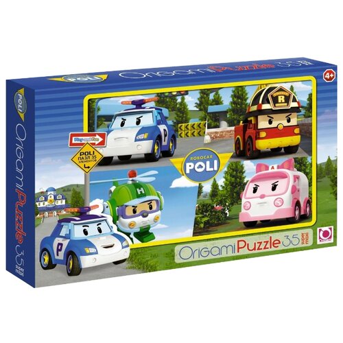 фото Пазл Origami Robocar Poli (00268), 35 дет.