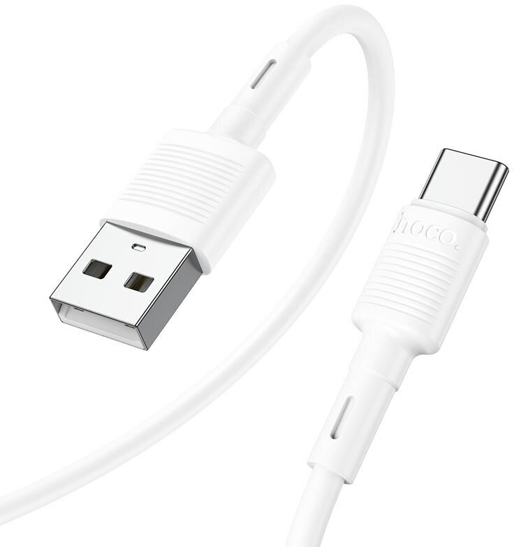 USB Кабель USB/USB Type-C, HOCO, X83, 1м, Белый