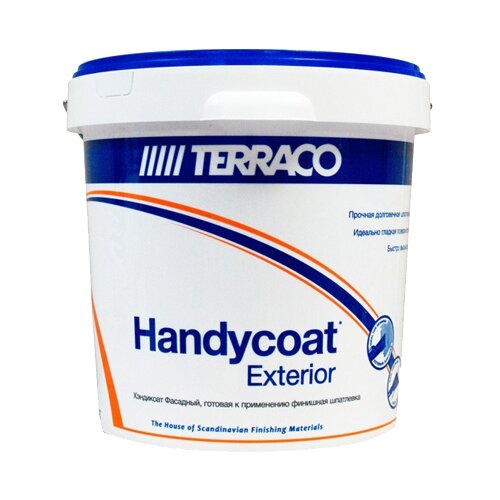 Шпатлевка Terraco Handycoat Exterior, белый, 25 кг шпатлевка финишная terraco sprayplaster мешок 25 кг