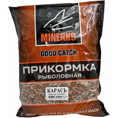 Прикормка MINENKO Good Catch карась 0,7кг прикормка minenko good catch фидер меланжевый 700 г