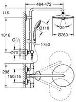 Душевая стойка Grohe Euphoria 260 27296002