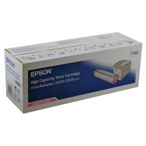 Картридж Epson C13S050227, 5000 стр, пурпурный картридж epson c13s050227 5000 стр пурпурный