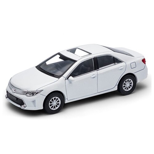 Легковой автомобиль Welly Toyota Camry (43728) 1:38, 11 см, белый металлическая машинка 1 34 1 39 toyota camry синий 43728d welly