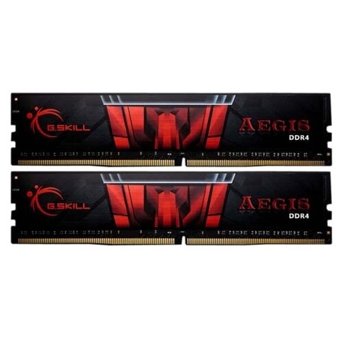 Оперативная память G.SKILL Aegis 16 ГБ (8 ГБ x 2 шт.) DDR4 3000 МГц DIMM CL16 F4-3000C16D-16GISB