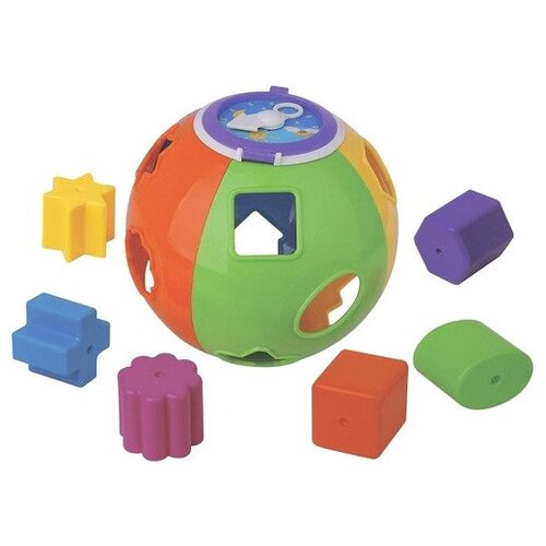 Развивающая игрушка Mioshi Веселый мяч, 6 дет., желтый/красный/зеленый/голубой развивающая игрушка mioshi веселый мяч желтый красный зеленый голубой