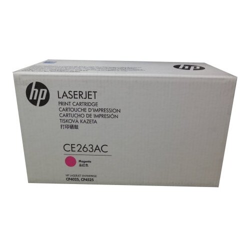 чип hp ce263a для clj cp4025 4525 magenta master 11k Картридж HP CE263AC, 11000 стр, пурпурный