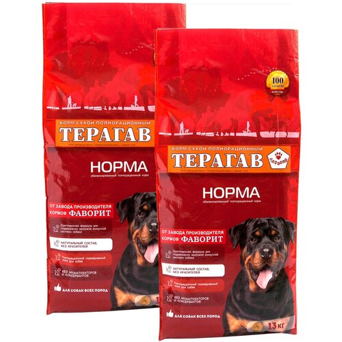 Терагав норма для взрослых собак всех пород (13 + 13 кг)