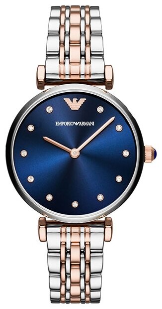 Наручные часы EMPORIO ARMANI Gianni T-Bar AR11092, мультиколор, фиолетовый