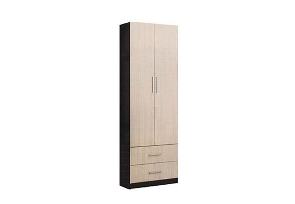 Двухстворчатый Шкаф для одежды в прихожую, спальню или гостиную 80см венге/белфорд - СМ0065