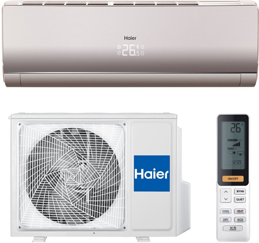 Сплит-система Haier HSU-07HNF303/R2-G / HSU-07HUN403/R2 внутренний и внешний(розовое золото)