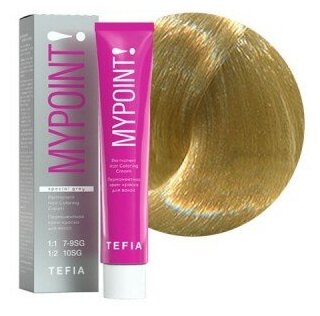 TEFIA MyPoint Крем-краска 10.00 экстра светлый блондин натуральный для седых волос, 60 мл