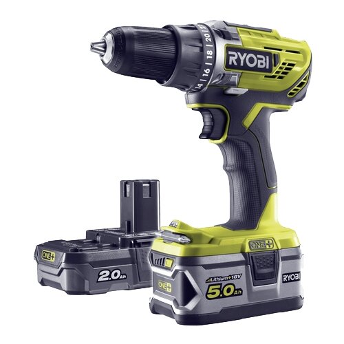 Аккумуляторная дрель Ryobi ONE+ R18DD3-252S