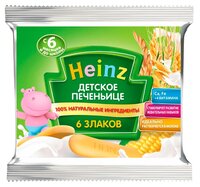 Печенье Heinz 6 злаков в флоупаке (с 6-ти месяцев) 60 г