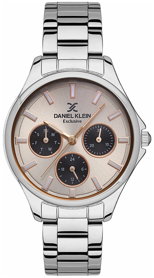 Наручные часы Daniel Klein, серебряный, розовый