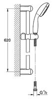 Душевой набор (гарнитур) Grohe Tempesta New 27644001