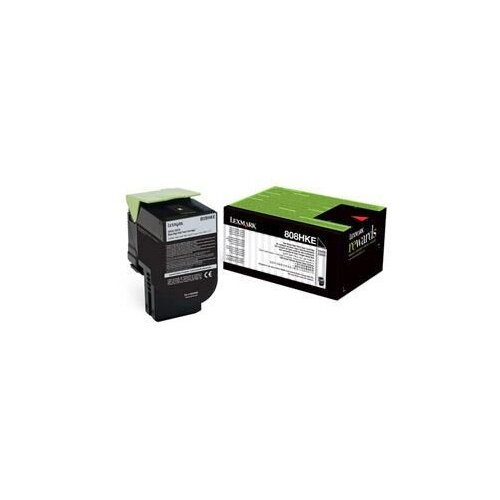 Картридж Lexmark 80C8HKE, 4000 стр, черный картридж f stb8014 черный для lexmark cx510 аналог 80c8xc0