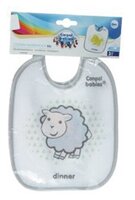 Canpol Babies Набор нагрудников Cotton terry bibs 3 pcs, 3 шт , расцветка: голубой