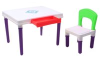 ОГОНЁК Набор мебели для кухни Малыш (С-257) белый/фиолетовый