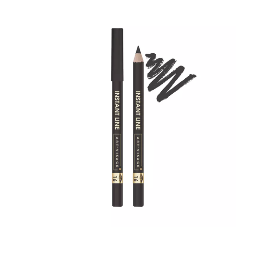 ART-VISAGE Стойкий карандаш для глаз INSTANT LINE тон 16 графит карандаш для глаз art visage eye liner 16 серебро