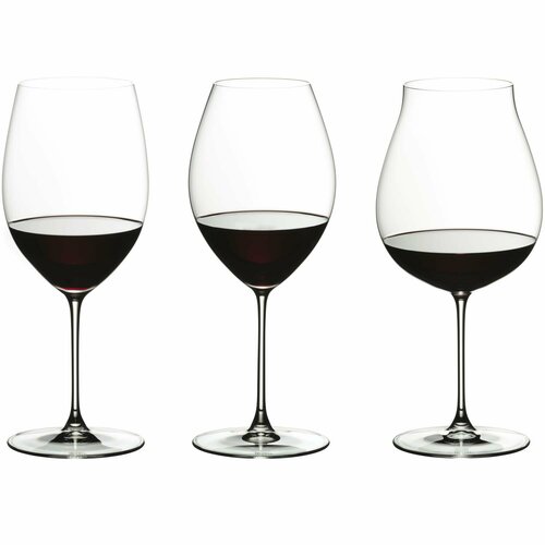 Набор из 3-х хрустальных бокалов для дегустации вина Veritas, Riedel
