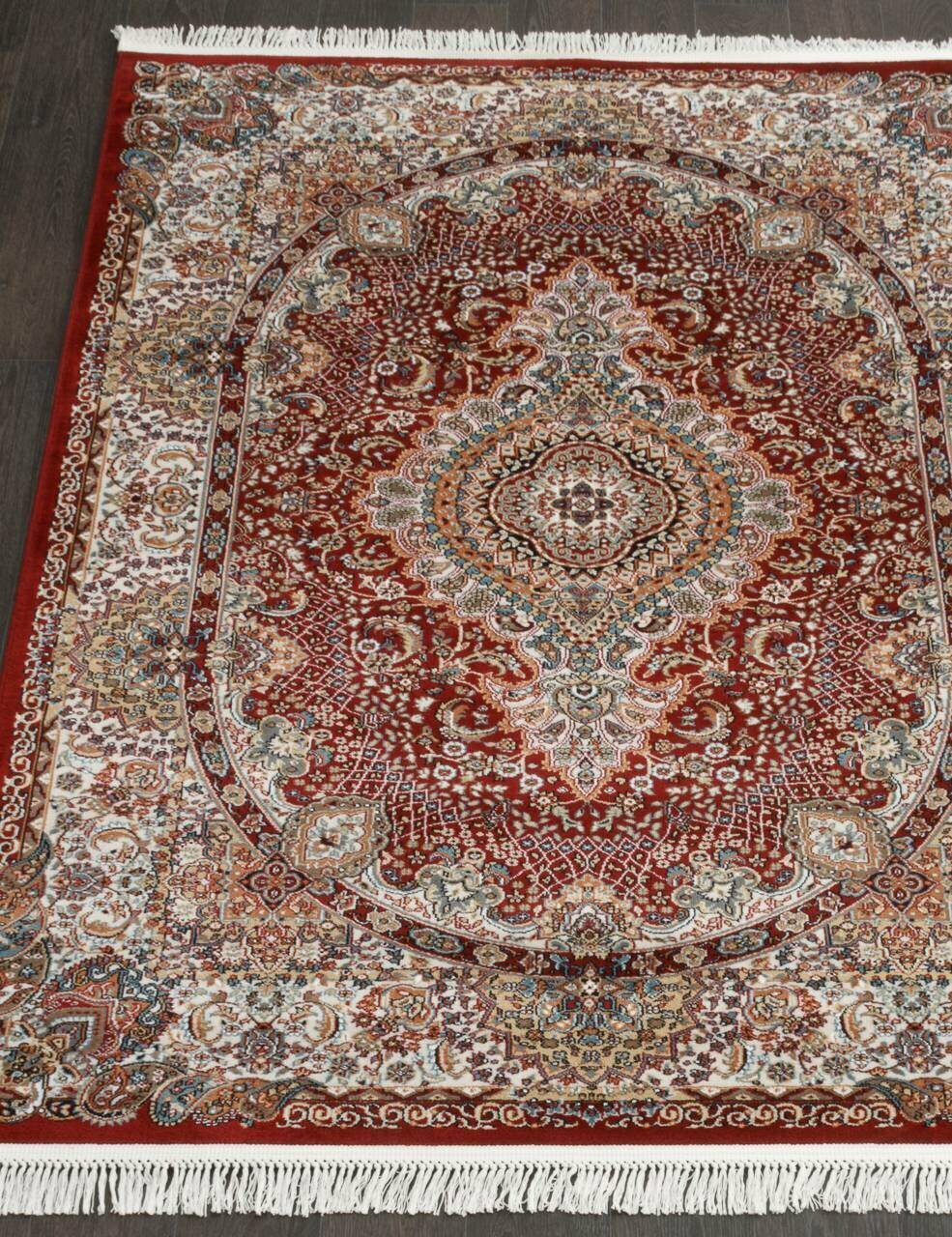 фото MERINOS Ковер SHAHREZA d414 RED 1.2x3 м.