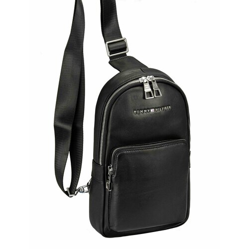 Сумка слинг Hight Touch фактура гладкая черный 9000₽