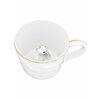 Фото #5 Кружка / чашка для чая / кофе 300 мл Elan Gallery Любопытный дракон внутри кружки, белая с золотом
