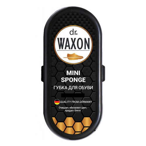Губка для обуви, черная, малая Dr. Waxon Clean Sponge