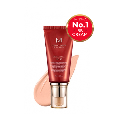 Тональный крем MISSHA M Perfect Cover BB Cream SPF42/PA+++ (No.23/Natural Beige) 20ml - фото №19