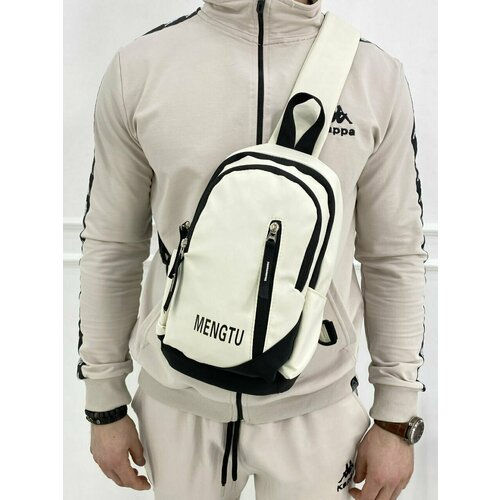 фото Рюкзак слинг , черный, бежевый нет бренда