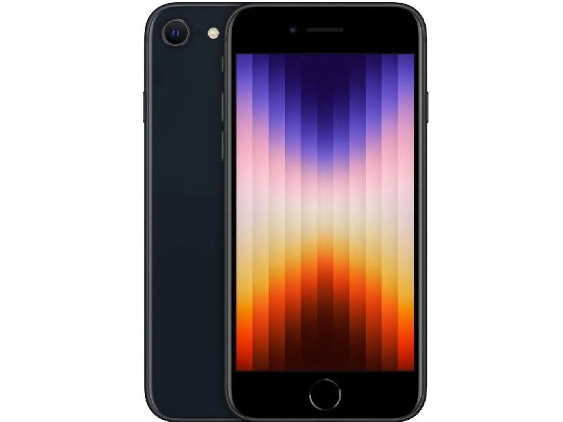 Смартфон Apple iPhone SE 2022 64 ГБ, midnight