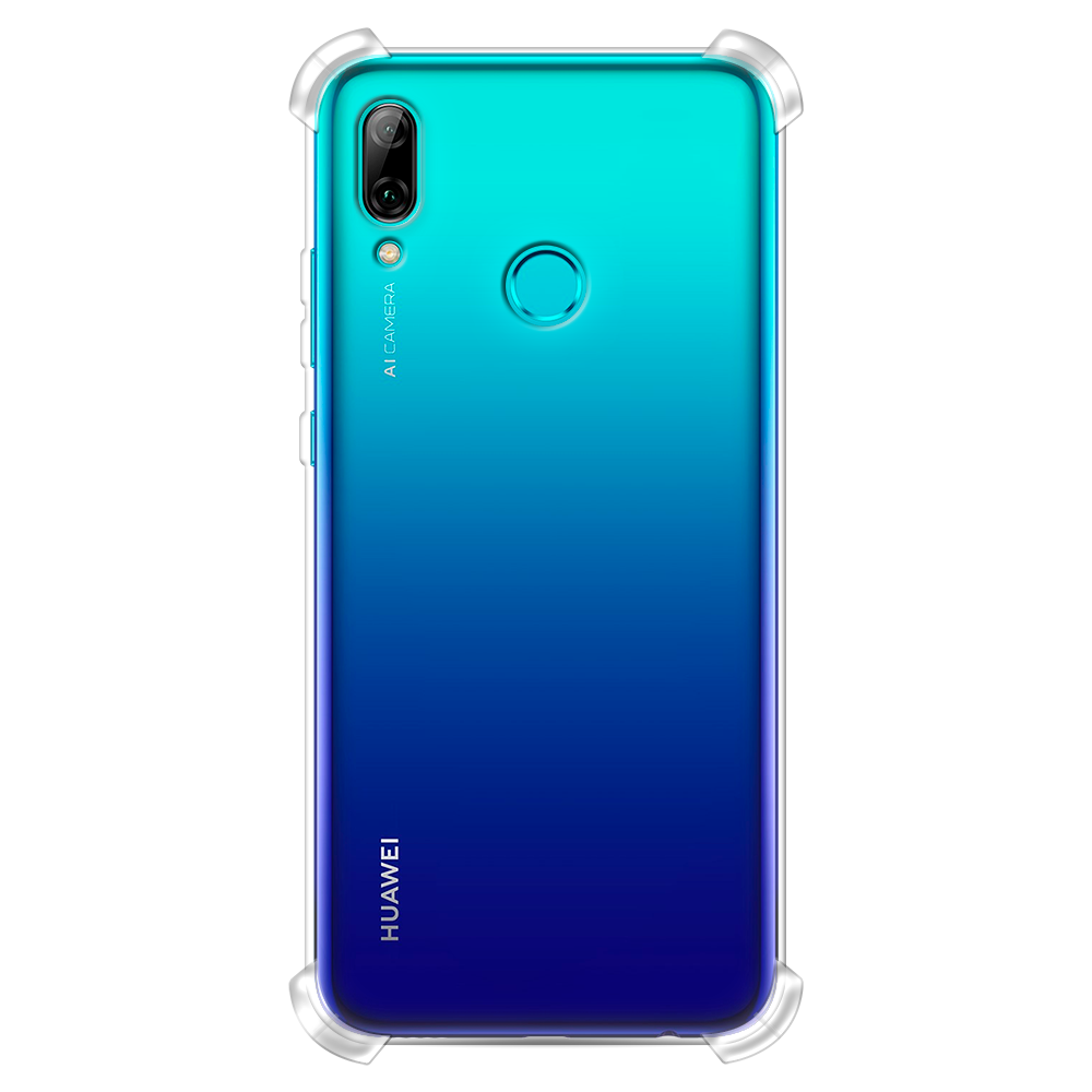 Противоударный силиконовый чехол на Huawei P Smart 2019 / Хуавей П Смарт 2019, прозрачный