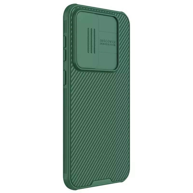Накладка Nillkin Cam Shield Pro пластиковая для Samsung Galaxy S23 FE Green (зеленая) — фото 1