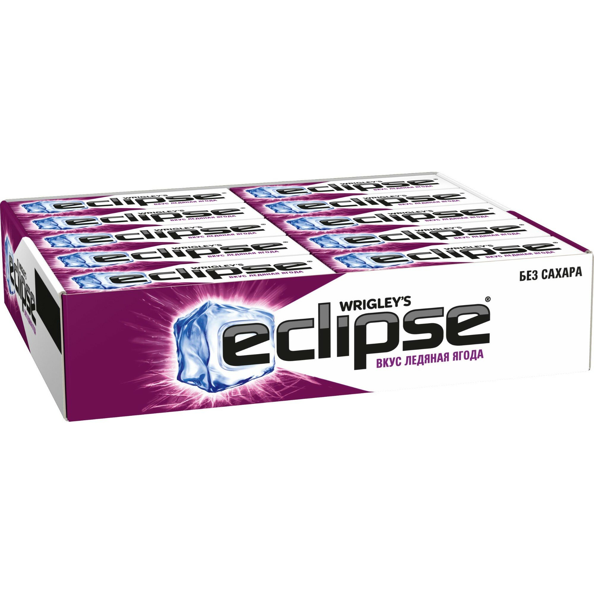 Eclipse Ледяная Ягода жевательная резинка 30шт по 13,6г