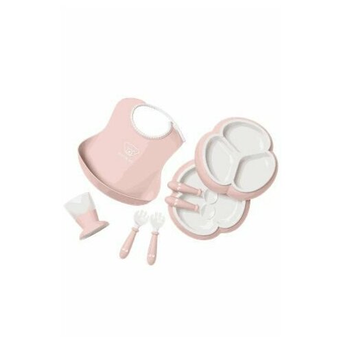 Посуда BabyBjorn Dinnerware Set 8пр Powder Pink