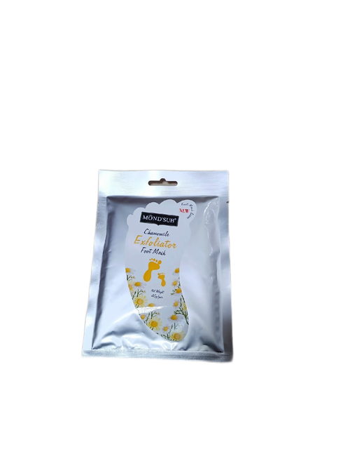 MONDSUB Маска-носочки для педикюра с ромашкой Chamomile Exfoliating Foot Mask, 40 гр.