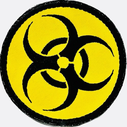 Шеврон- Биологическая опасность - нашивка, патч (patch). printio сумка биологическая опасность